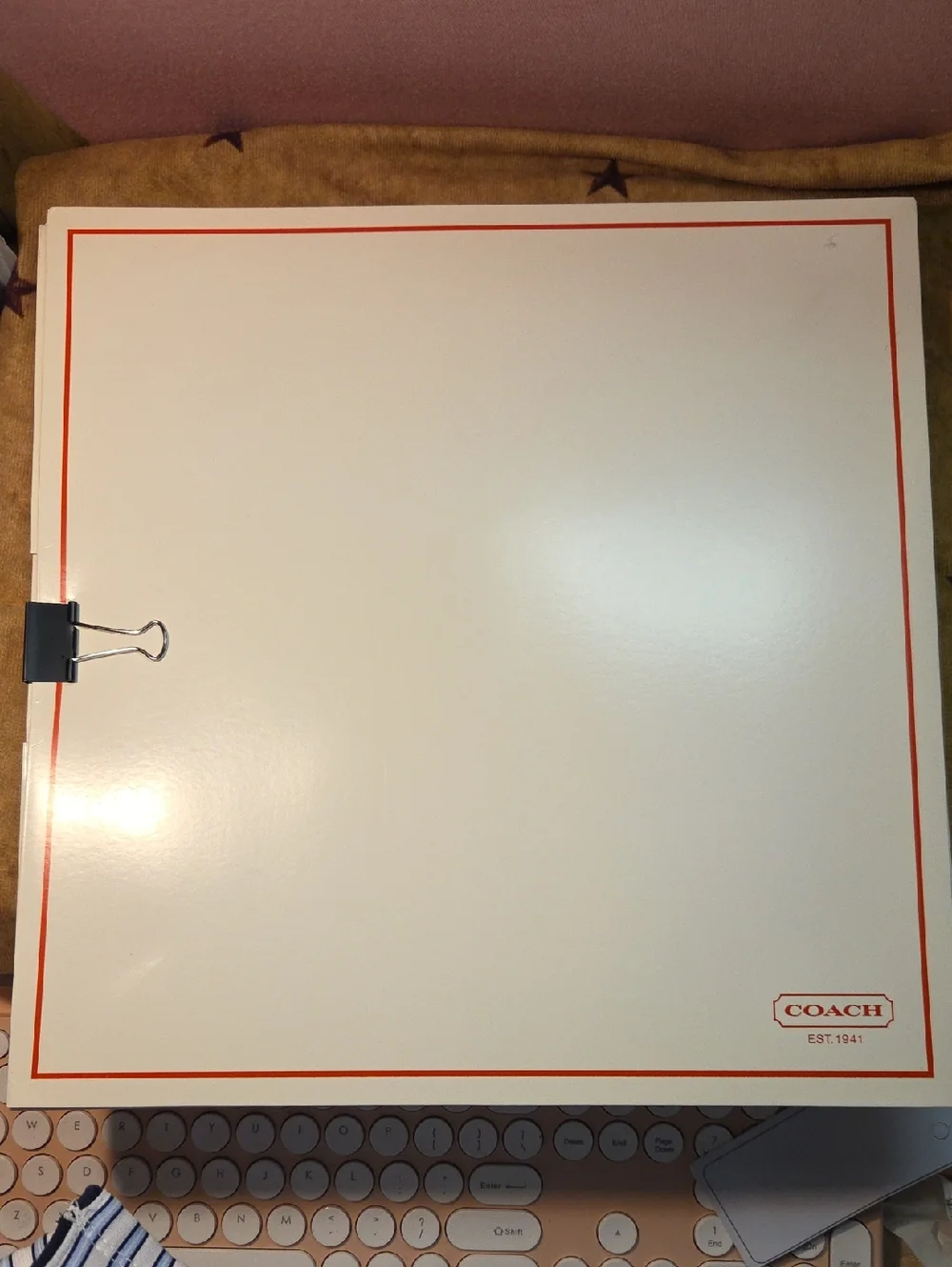 3 Coach White Boxes 14x14 with Red Trim